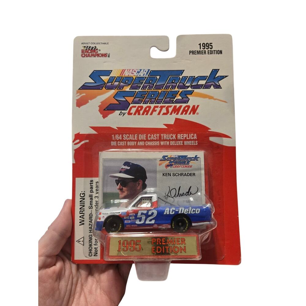 Racing Champions 1995 Premier Edition Ken Schrader #52 AC-Delco 1/64 Nascar
